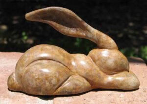 Bronze, Sculpture, Bunny