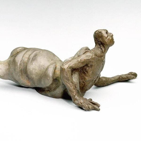 Bronze, Figurative, Comical, Self introspection