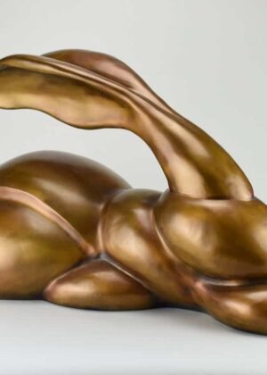 bronze aerodynamic rabbit - large