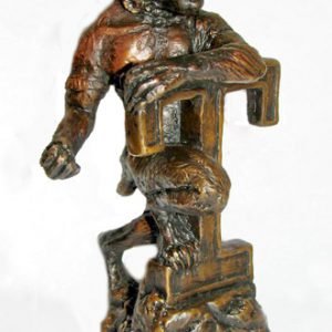 Mockett of School Mascot, Bronze Sculpture