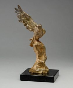 Bronze, Bird, Sculpture