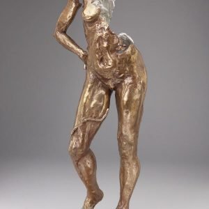 Figurative Bronze, Feminism, Sculpture , Plated