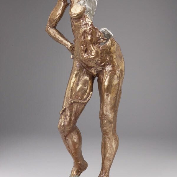 Figurative Bronze, Feminism, Sculpture , Plated