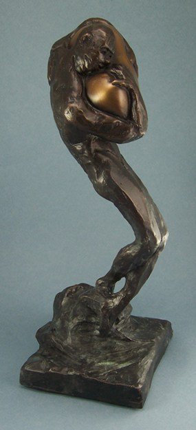 Bronze Sculpture of Mans relationship with Love